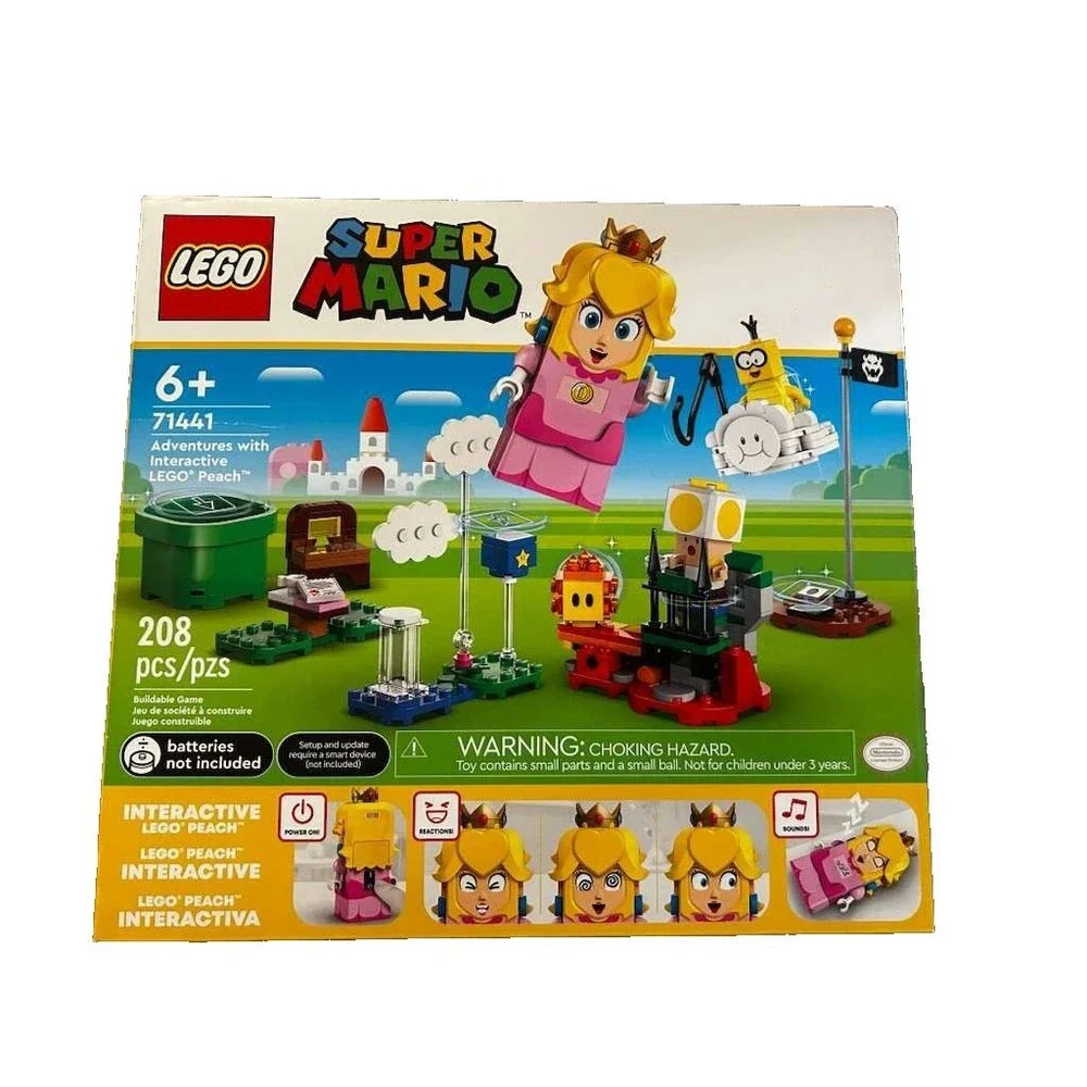 New Lego 71441 Super Mario adventures with interactive Lego Peach Building Toy